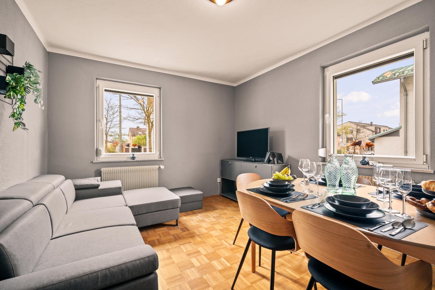Apartment Fuer Bis Zu 6 Personen Mit Terrasse Und Klima FDH Eksteriør bilde